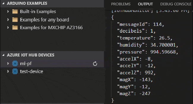 Send MXChip Data to Cloud